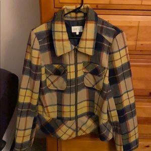 Jolt Plaid Trucker Jacket